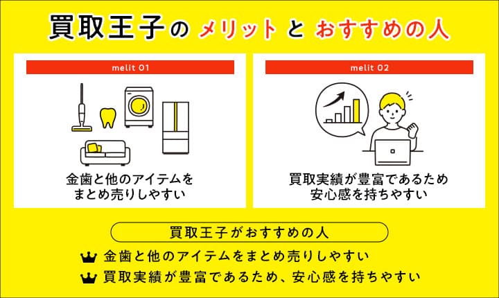 買取王子のメリットとおすすめの人